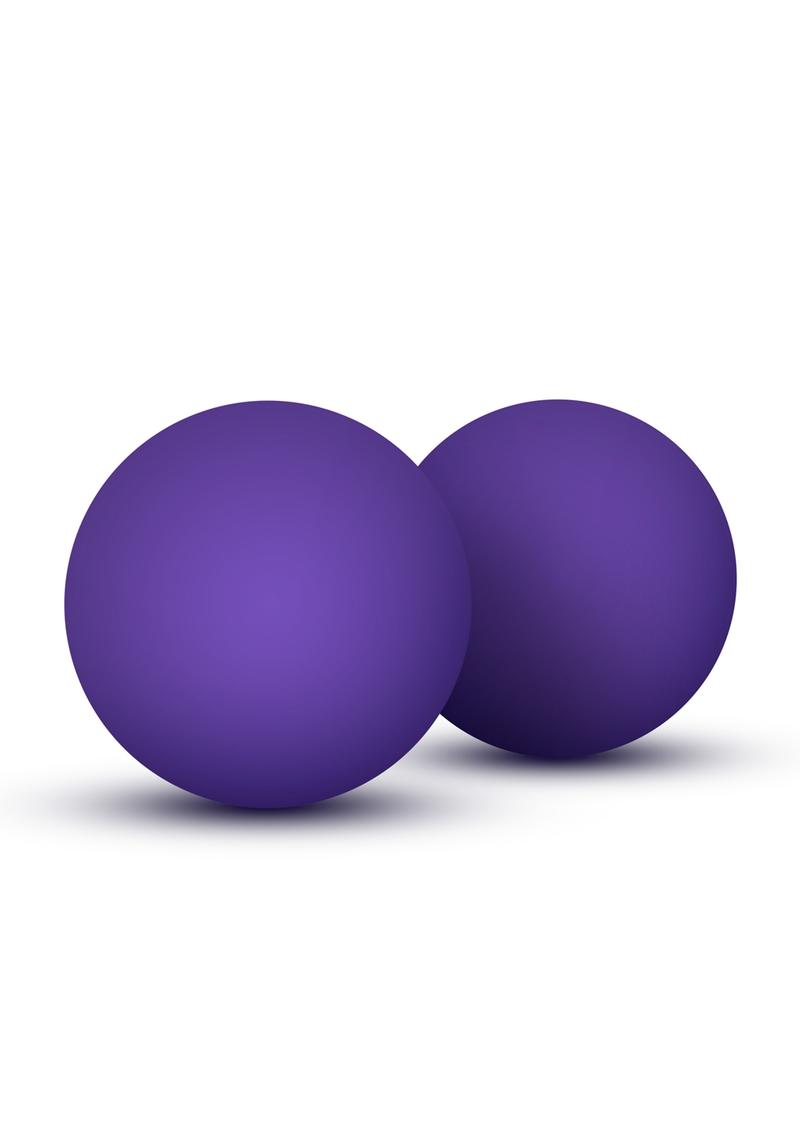 Luxe Double O Kegel Balls Purple Weighted 1.3 Ounce