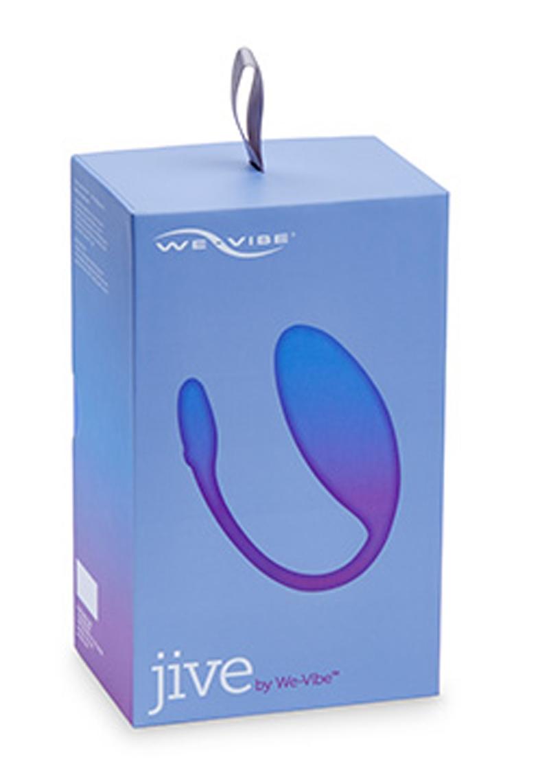 We-Vibe Jive Silicone Usb Rechargeable Couples Vibrator Bluetooth Controlled Waterproof Blue