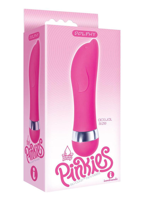 The 9's - Pinkies, Dolphy Silicone Mini Vibe 4.5in - Pink