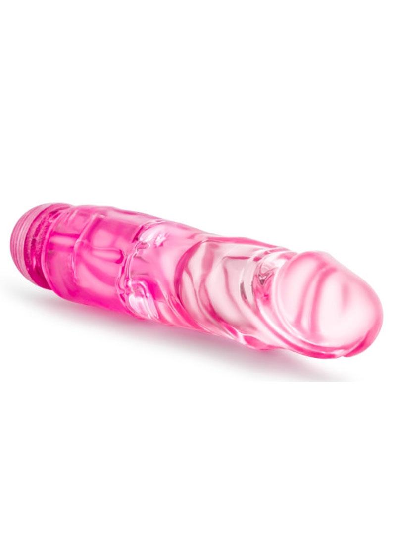 Naturally Yours The Little One Vibrating Dildo 6.7in - Pink