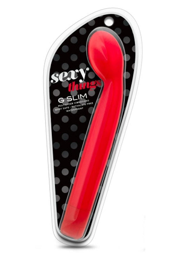 Sexy Things G Slim G-Spot Vibrator - Scarlet Red