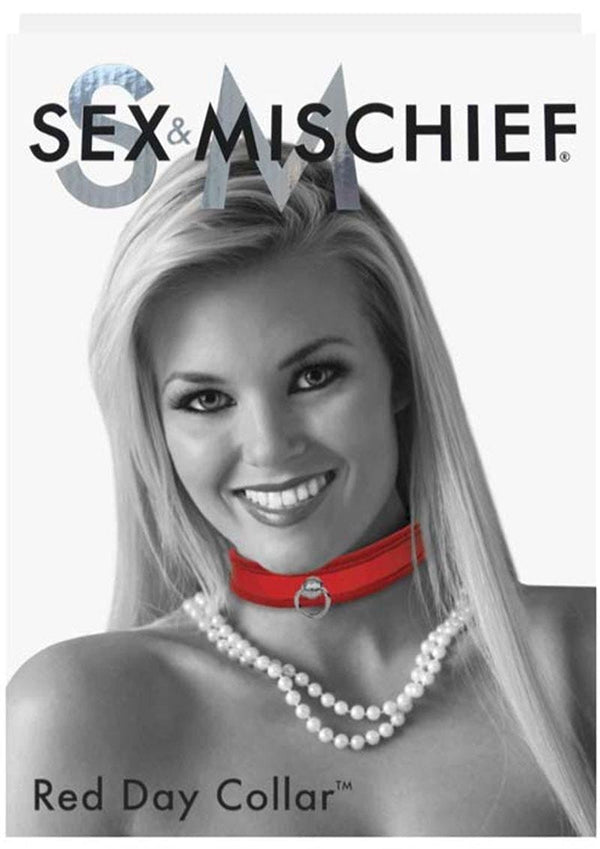 Sex & Mischief Day Collar - Red