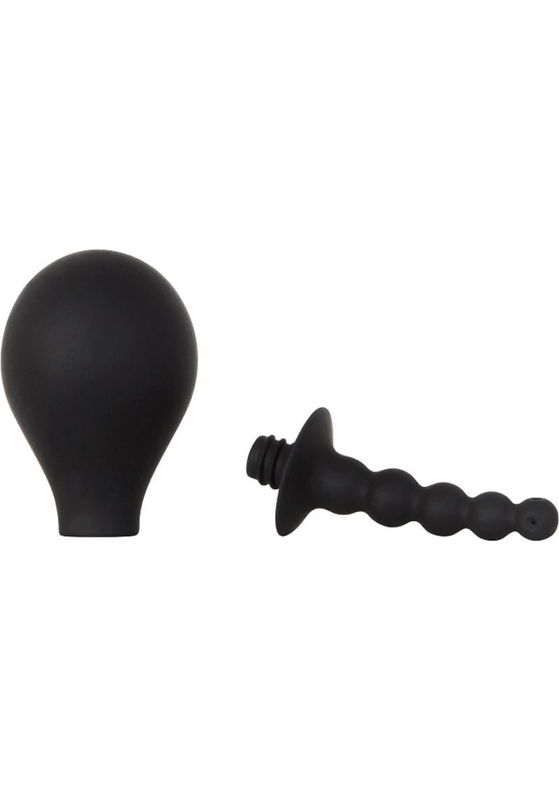 Adam & Eve Smooth & Easy Silicone Anal Douche Black