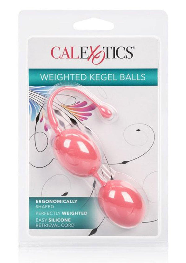Weighted Kegel Balls Silicone With Retrival Cord Pink