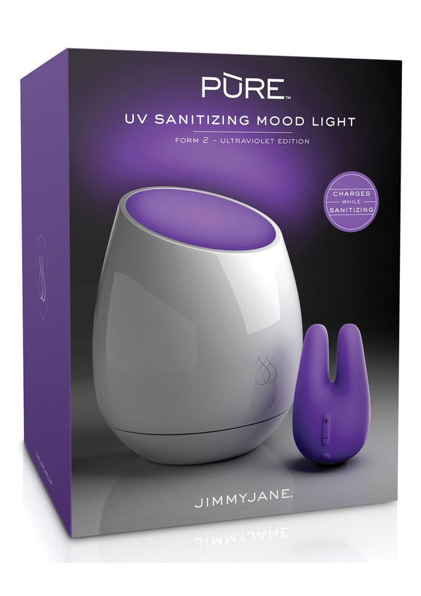 Jimmy Jane Pure Uv Sanitizing Mood Light Rechargeable Form 2 Ultraviolet Edition