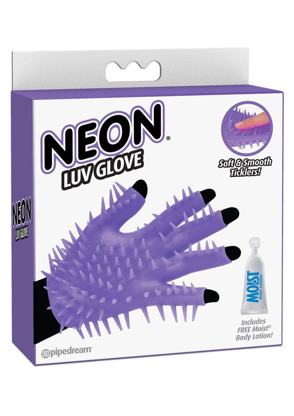 Neon Luv Tickler Glove - Purple