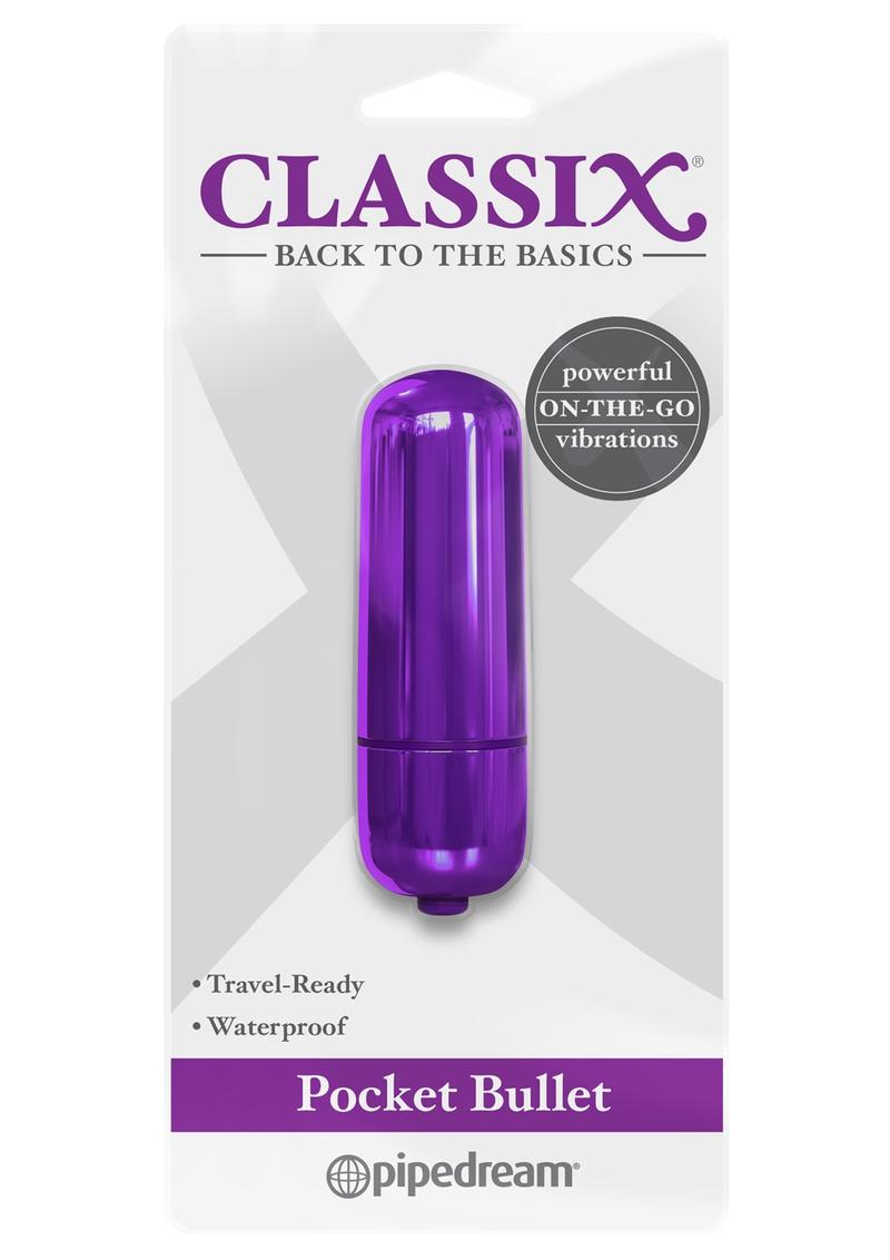 Classix Pocket Bullet Waterproof Purple 2.2 Inch
