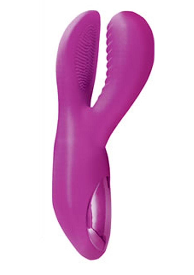 Bela Clit Tickler Silicone Usb Rechargeable Massager Waterproof Purple 6.5 Inch