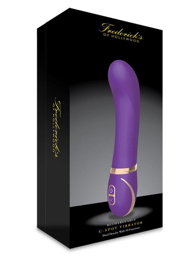 Fredericks Of Hollywood Rechargeable Silicone G Spot Vibrator Splashproof Purple