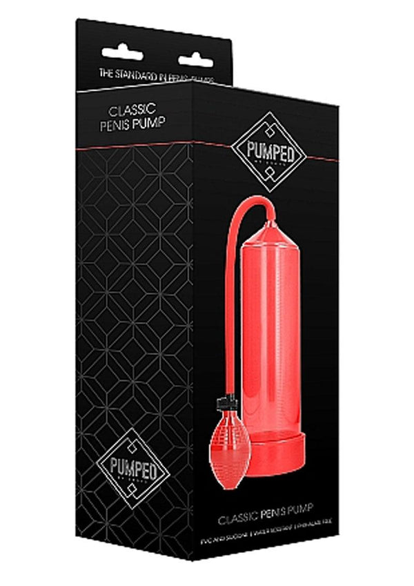 Pumped By Shots Classic Penis Pump - Red