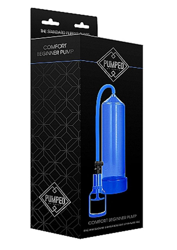 Pumped By Shots Comfort Beginner Penis Pump - Blue