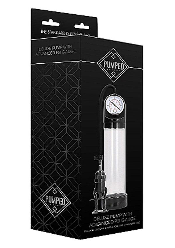 Pumped By Shots Deluxe Pump With Advanced Psi Gauge Clear