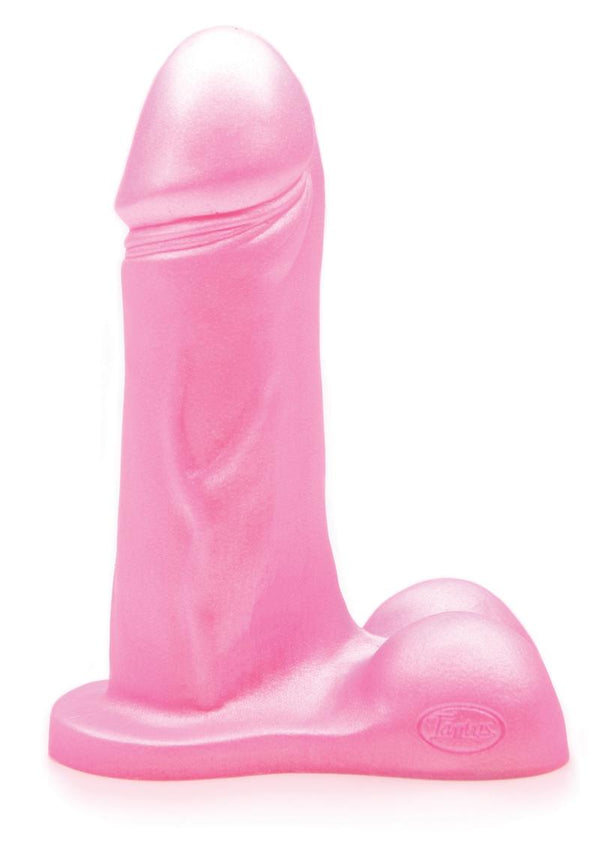 Hero Super Soft Silicone Dildo With Balls Punk Rock Pink 5.5 Inch