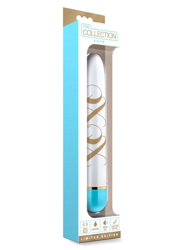 The Collection Xoxo Vibrator Waterproof Blue Sky 7 Inch