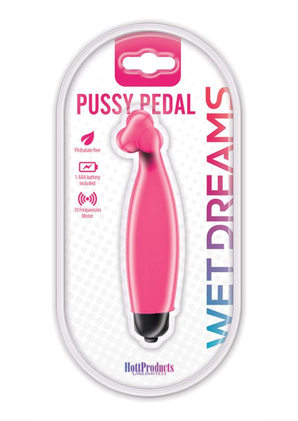 Wet Dreams Pussy Pedal Clitoral Stimulating Vibrator Waterproof Magenta