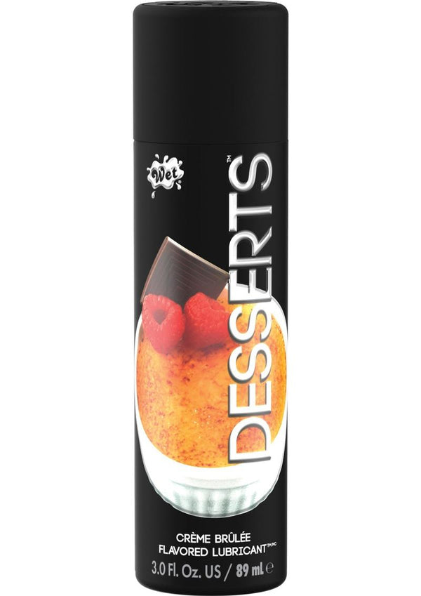 Desserts Flavored Lubricant Creme Brulee 3 Ounce