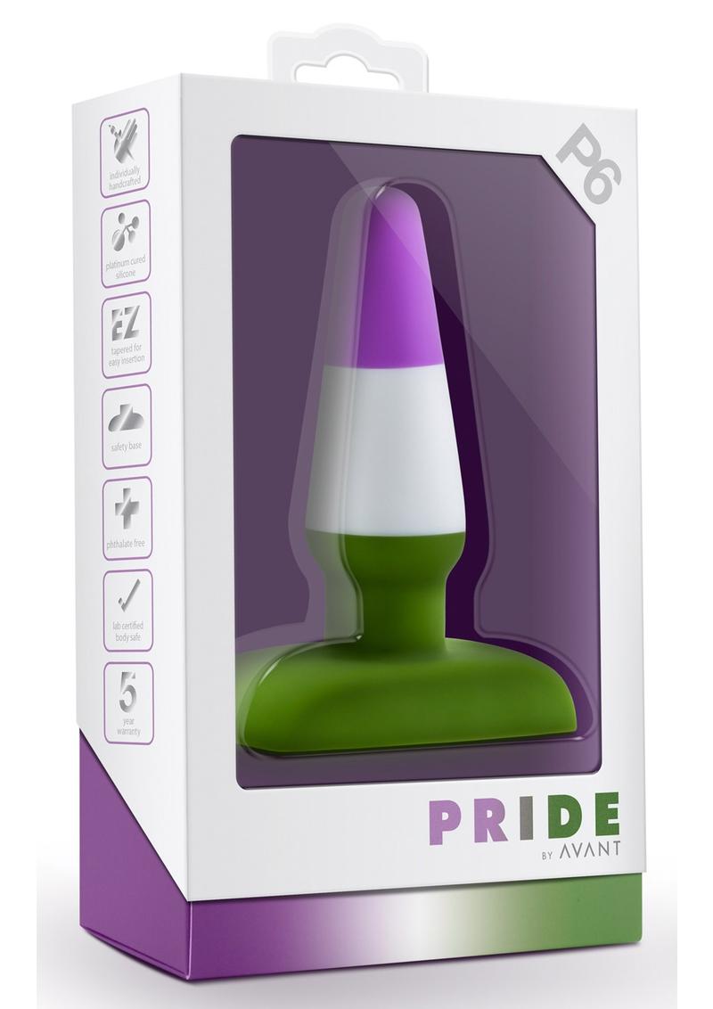 Blush Avant Pride P6 Silicone Plug Waterproof Beyond 4 Inch