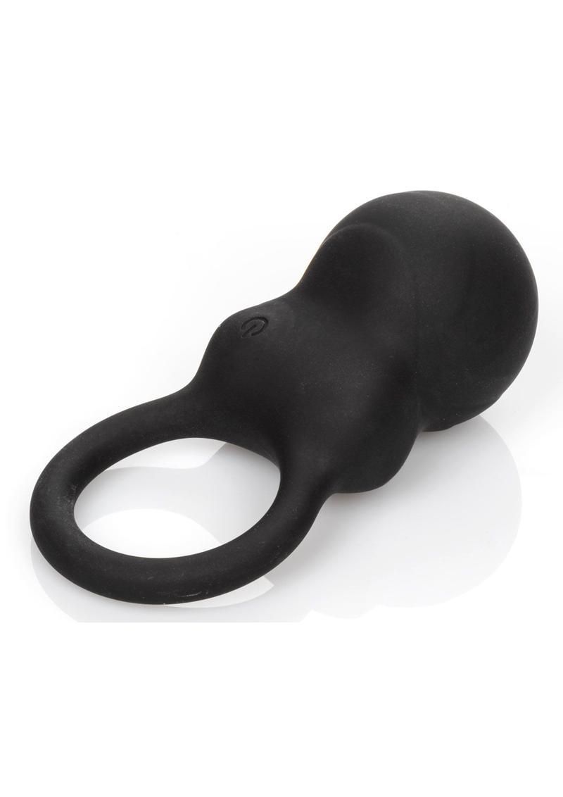 Colt Weighted Kettlebell Ring Cock Ring Silicone Rechargeable Waterproof Black