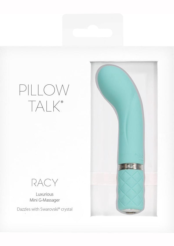 Pillow Talk Racy Silicone Rechargeable Vibrator - Teal