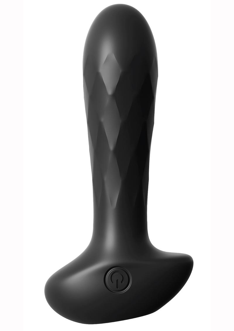 Anal Fantasy Elite Silicone Anal Teaser Usb Rechargeable Waterproof Anal Plug Black 4.7 Inch