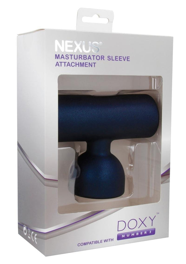 Nexus Doxy Silicone Masturbator Sleeve Attachment - Navy