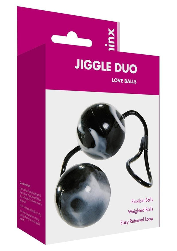 Minx Jiggle Duo Love Balls Ben Wa Kegal Balls - Black