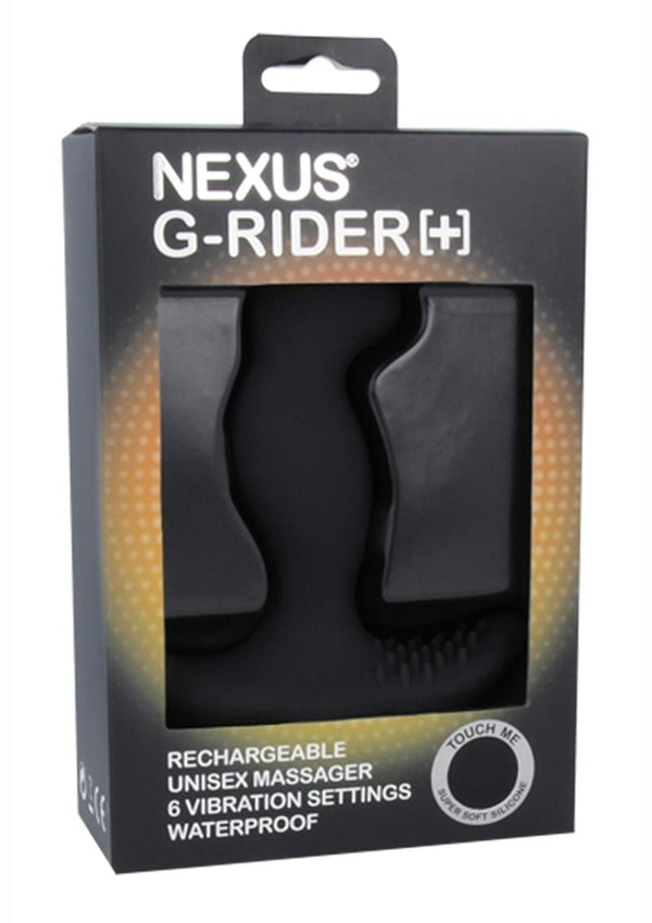 Nexus G-Rider+ Rechargeable Silicone Vibrator - Black