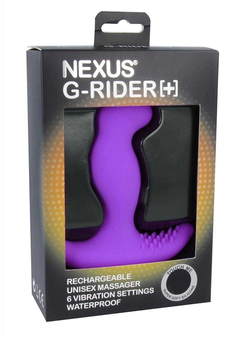 Nexus G -Rider+ Rechargeable Silicone Vibrator - Purple