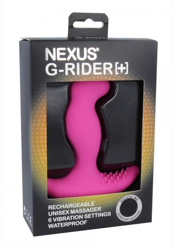 Nexus G -Rider+ Rechargeable Silicone Vibrator - Pink