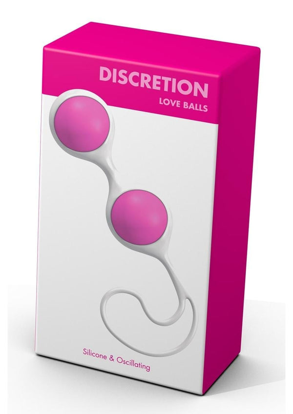 Minx Discretion Silicon Kegal Love Balls - Pink/White