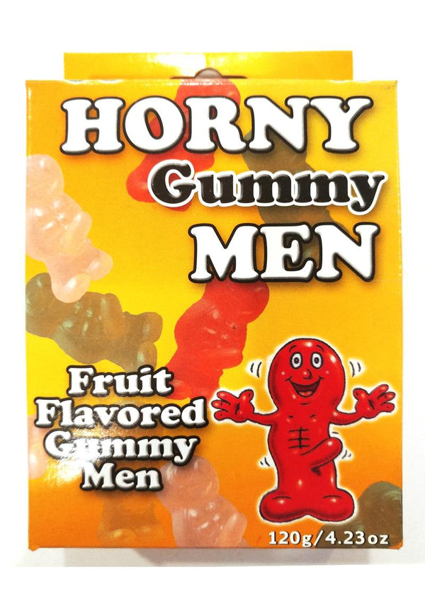 Horny Gummy Men Fruit Flavored Gummy Men 4.23 Ounce Box