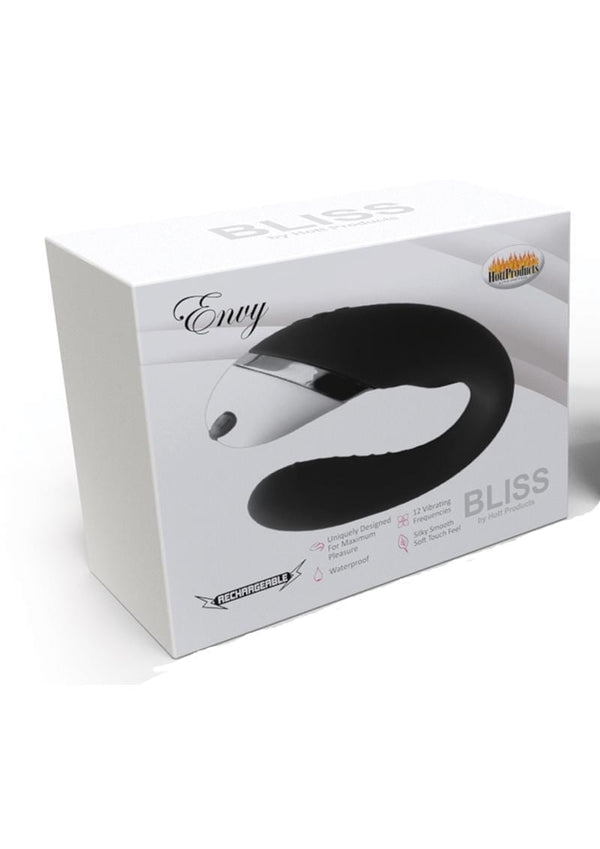 Bliss Envy Partner Vibe Silicone Rechargeable Waterproof Black