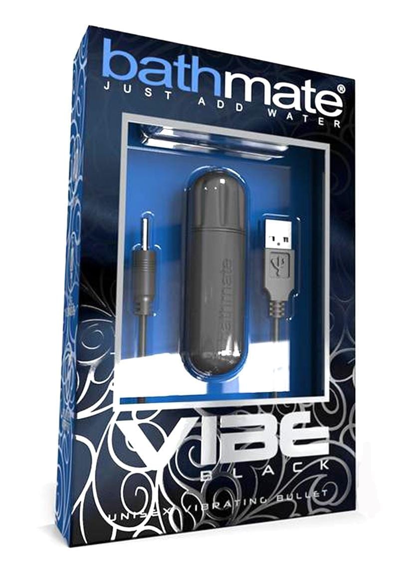 Bathmate Vibe Unisex Vibrating Bullet Rechargeable Waterproof Black