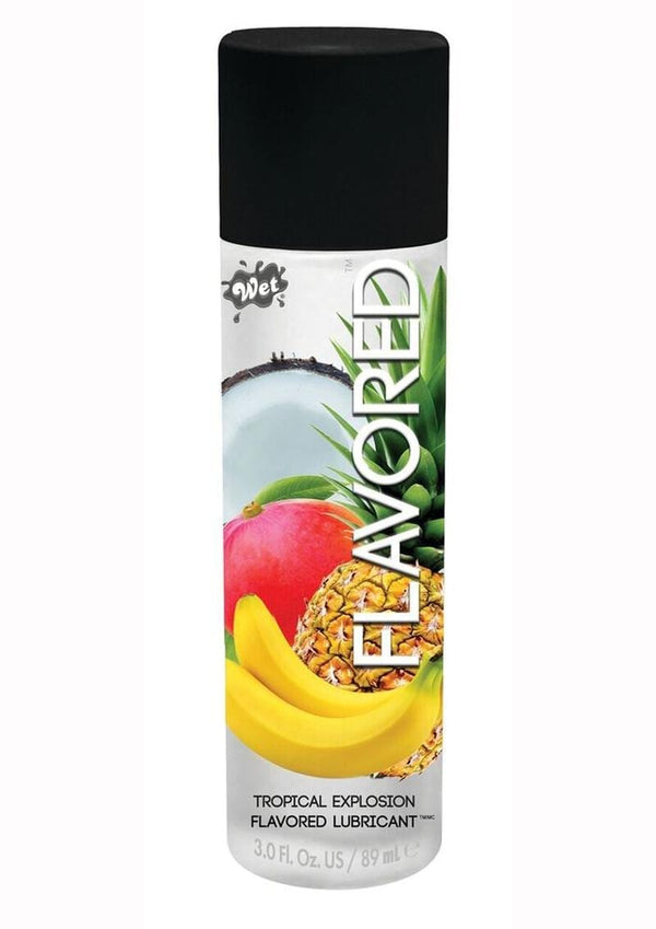 Fun Flavors Water Based Flavored Lubricant Tropical Explosion 3 Ounces