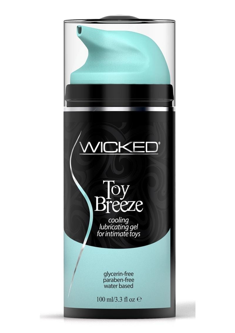 Wicked Toy Breeze Cooling Lubricating Gel  Water Based For Intimate Toys 3.3 Ounce