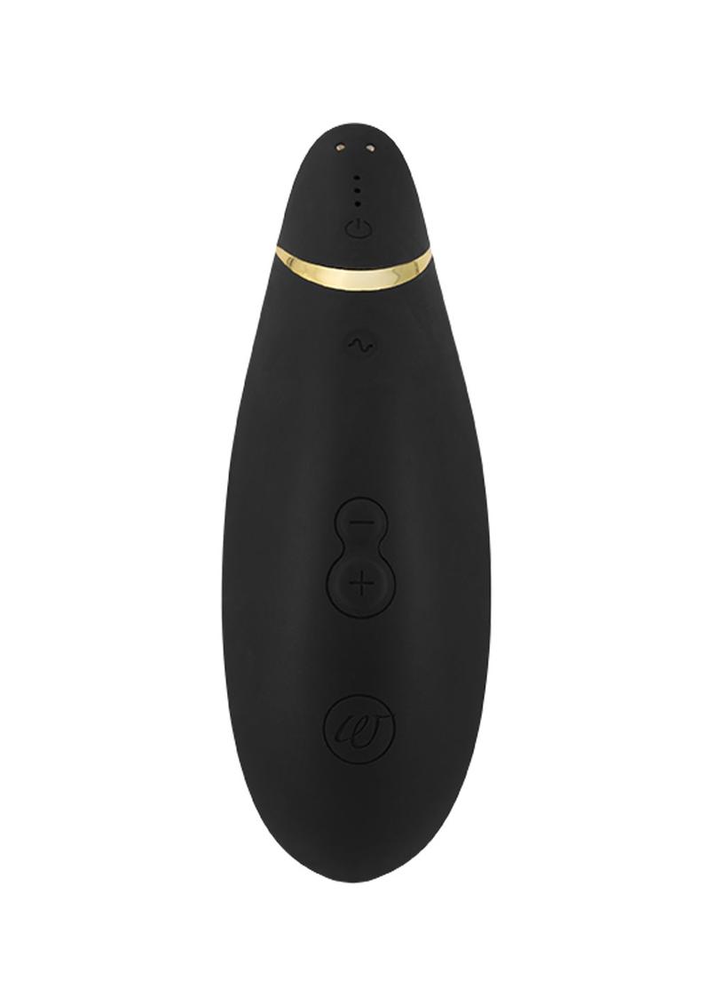 Womanizer Premium The Original Clitoral Stimulator Usb Rechargeable Waterproof White And Chrome 6.10 Inches