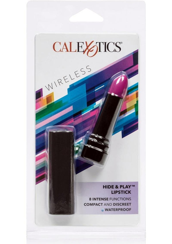 Hide & Play Lipstick Wireless Discreet Waterproof Vibe Purple 3.25 Inch
