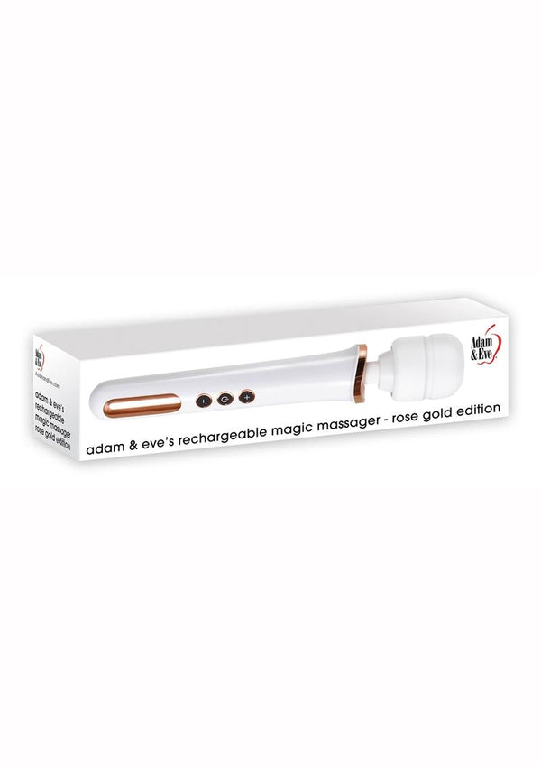 Adam & Eve's USB Rechargeable Magic Massager Rose Gold Edition 13 Inch