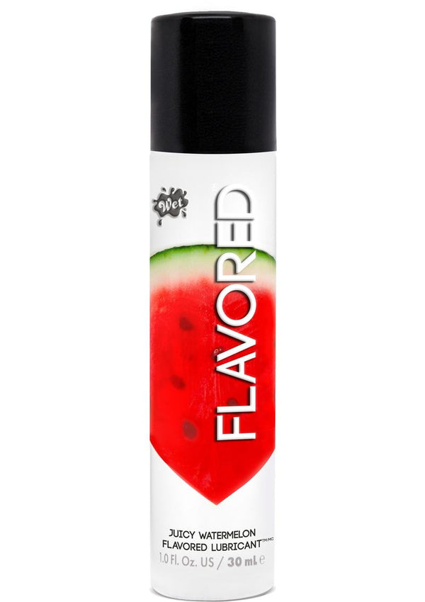Wet Flavored Water Based Gel Lubricant Watermelon 1 Ounce