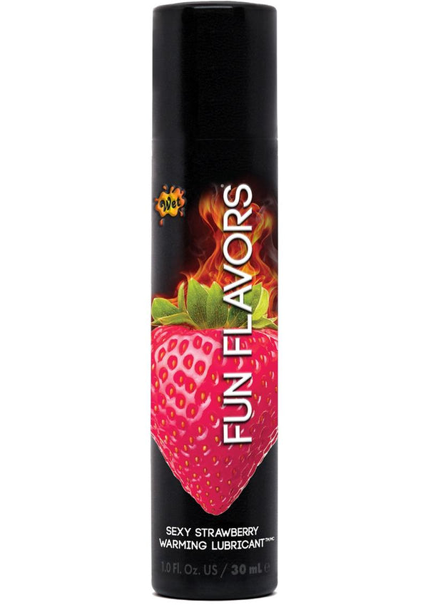 Fun Flavors Water Based Warming Lubricant Sexy Strawberry 1 Ounce