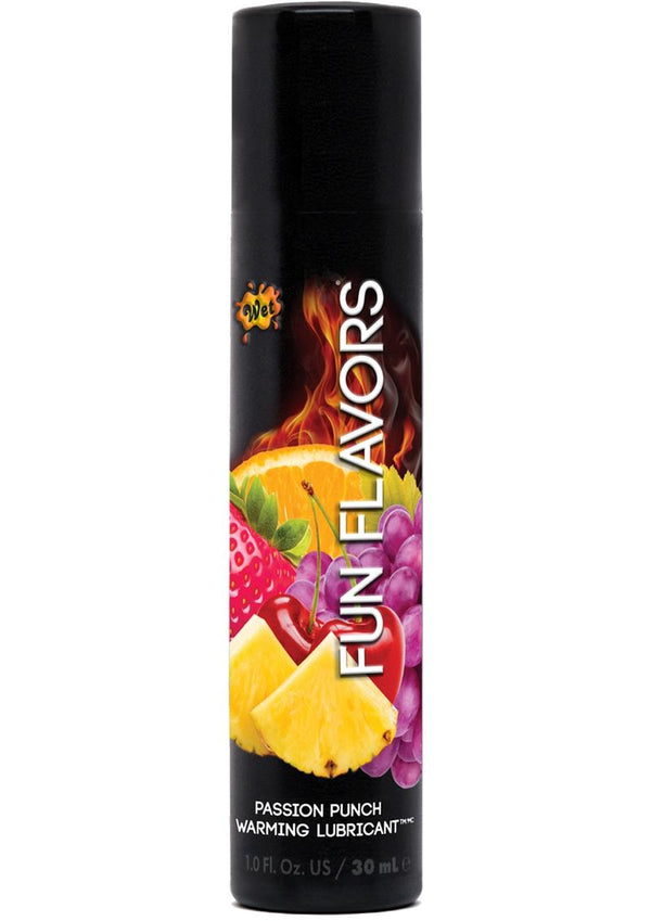 Fun Flavors Water Based Warming Lubricant Passion Punch 1 Ounce