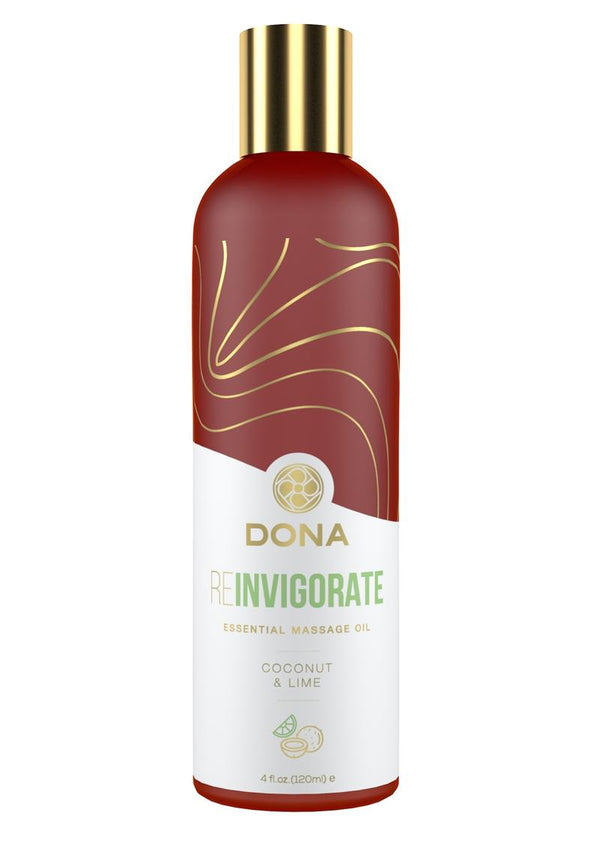 Dona Essential Massage Oil Reinvigorate Coconut & Lime