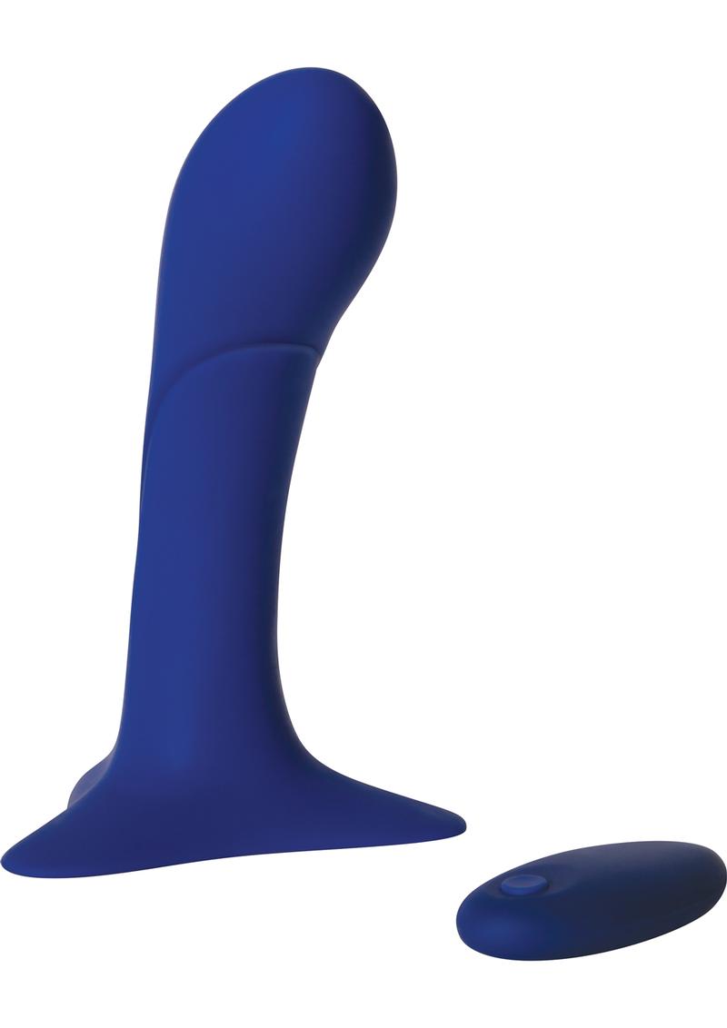 Blue Dream Silicone Wireless Remote Control Usb Rechargeable Vibrator Waterproof Blue 7 Inch