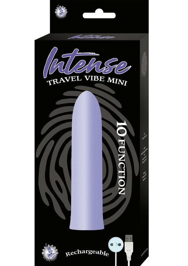 Intense Travel Vibe Mini Rechargeable Vibrator - Purple