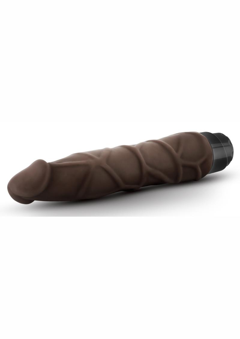 Dr. Skin Cock Vibe 1 Vibrating Dildo 9in - Chocolate
