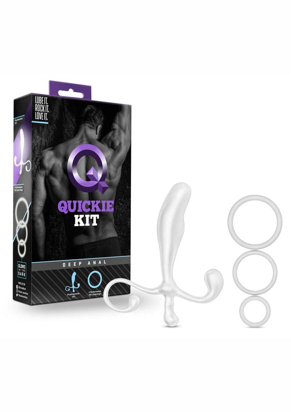 Quickie Kit Deep Anal Prostate Stimulation Kit White