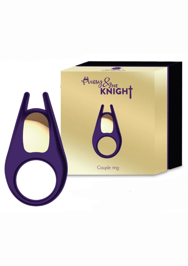 Rianne S Pussy & The Knight Usb Rechargeable Vibrating Couples Ring Purple