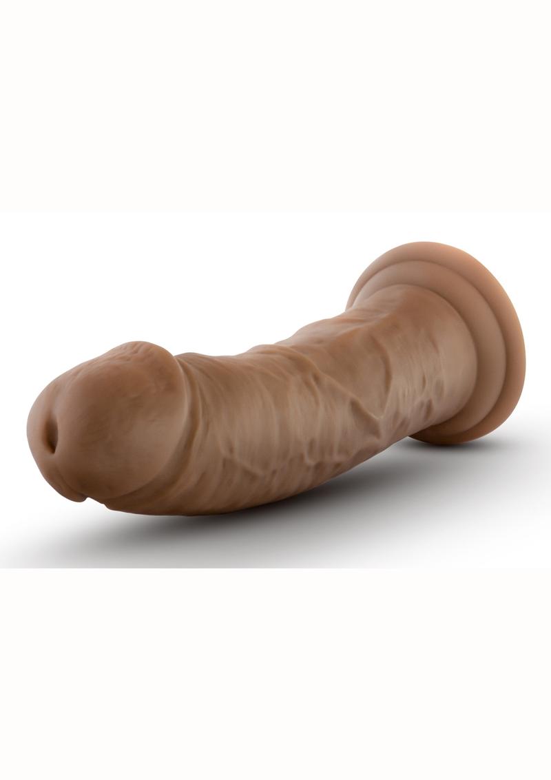 Au Naturel Dildo With Suction Cup 8In - Caramel