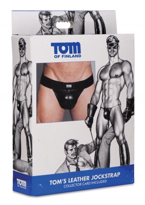 Tom Of Finland Leather Jockstrap L/Xl Black