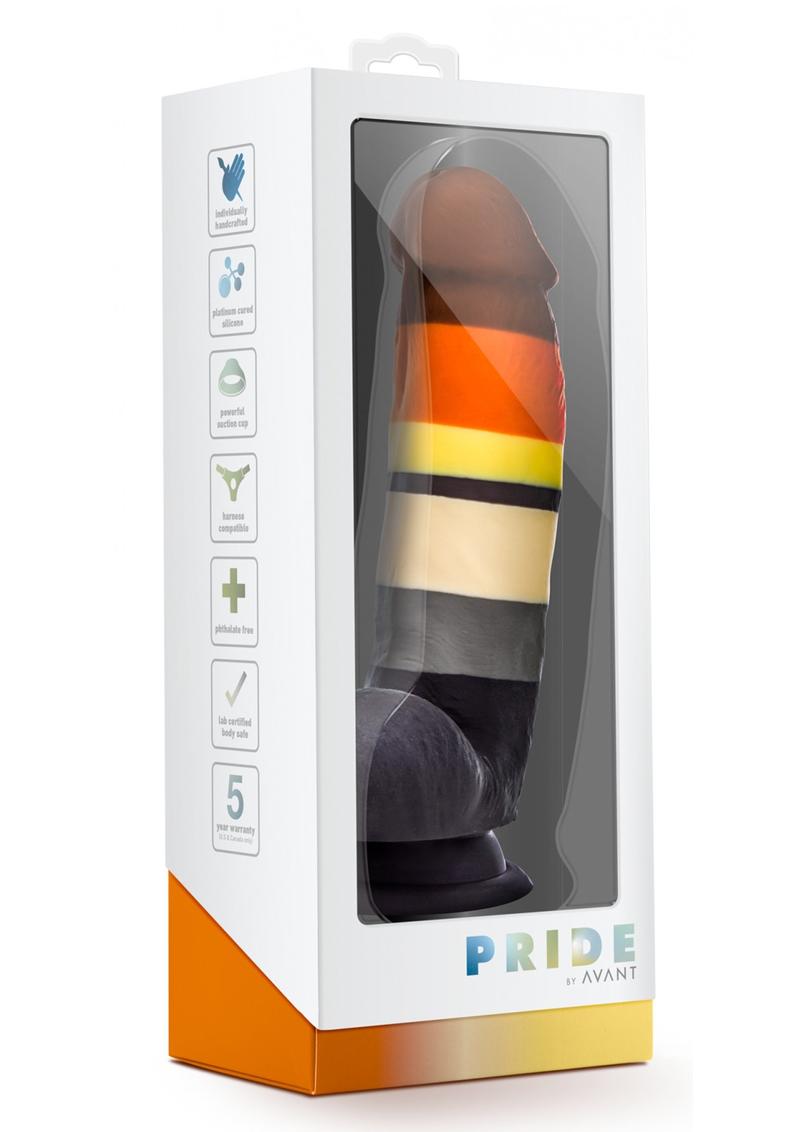 Avant Pride P9 Bear Silicone Dildo 7.5in - Multi Color